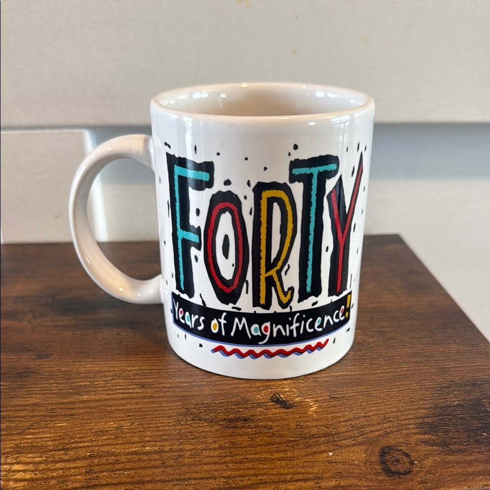 Forty Years of Magnificence Mug - White